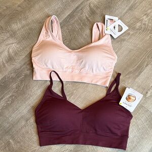 Jockey Women's Bra Set - Light Pink and Deep Purple